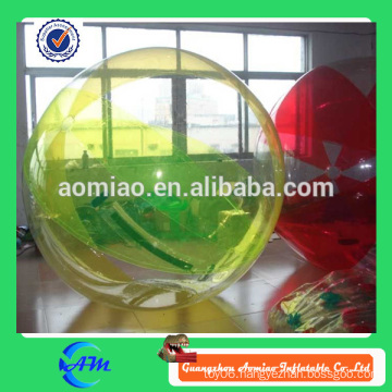 half color walk in tpu water ball with cheap price inflatable human hamster ball in pool